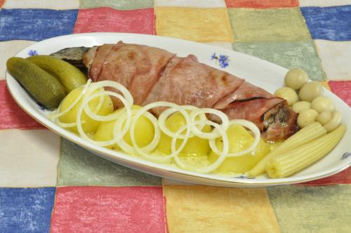 Pstruh v šunkovém pyžamu – Snadné Česko recept, zvládnete za 30 - 45 minut